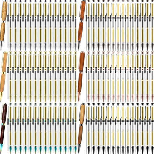 Jooehyer 84pcs 7mm Slim Pen Crafting Kit für Holzverdrehung, Bulk -Rotary -Set für DIY -Büro- und Lehrergeschenke von Jooehyer
