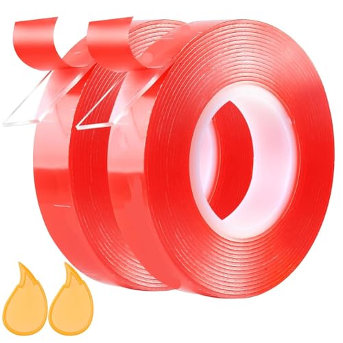 Jooehyer Aus Transparentem Doppelseitigem Klebeband, Geeignet f¨¹r Heimdekoration, Autogebrauch, Heimwerken, Aufh?ngen Von Bildern, Befestigen Von Teppichen Jooehyer Aus Transparentem Doppelseitigem Klebeband, Geeignet f¨¹r Heimdekoration, Autogebrauch, Heimwerken, Aufh?ngen Von Bildern, Befestigen Von Teppichen von Jooehyer