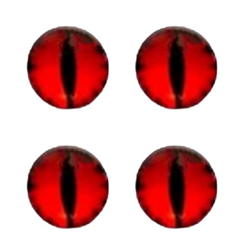 Jooehyer Beast Eyes Scheinwerfer-Aufkleber, 3D-Aufkleber, Runde, Scheinwerfer-Aufkleber, Autofenster-/Stoßstangen-Aufkleber, Rot Jooehyer Beast Eyes Scheinwerfer-Aufkleber, 3D-Aufkleber, Runde, Scheinwerfer-Aufkleber, Autofenster-/Stoßstangen-Aufkleber, Rot von Jooehyer