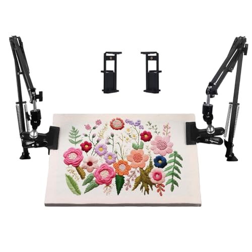 Jooehyer Einstellbare Handstickst?rkest?nder 360 ¡ã Rotatable, Reifen/Telefonhalter H?nde Freier Nadelpunkt -Hoop -St?nder Jooehyer Einstellbare Handstickst?rkest?nder 360 ¡ã Rotatable, Reifen/Telefonhalter H?nde Freier Nadelpunkt -Hoop -St?nder von Jooehyer