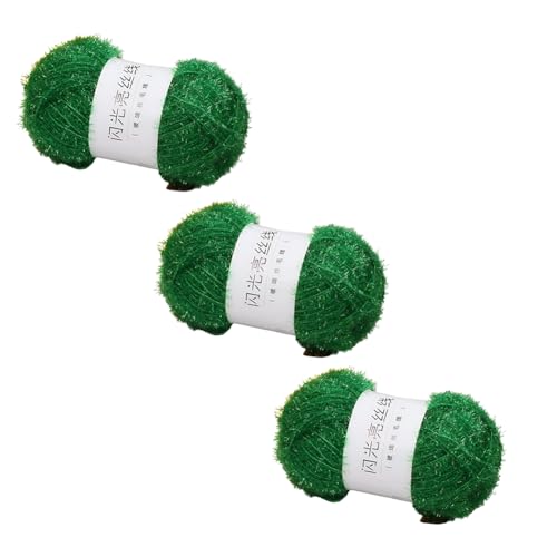 Jooehyer Glasgarn DIY Handgewebte Puppe Goldgarn Geflochtenes Helles Garn Smaragdgr¨¹n Jooehyer Glasgarn DIY Handgewebte Puppe Goldgarn Geflochtenes Helles Garn Smaragdgr¨¹n von Jooehyer