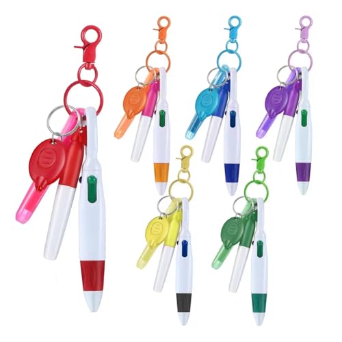 Jooehyer Stifteset für Krankenschwestern, Ausweishalter, Stift Inklusive Textmarker, Permanentmarker, LED-Schlüsselanhänger, Taschenlampe, Kugelschreiber und 6 Sets Jooehyer Stifteset für Krankenschwestern, Ausweishalter, Stift Inklusive Textmarker, Permanentmarker, LED-Schlüsselanhänger, Taschenlampe, Kugelschreiber und 6 Sets von Jooehyer