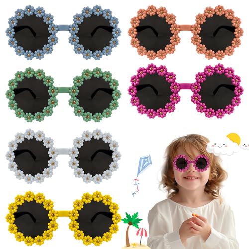 Jooheli Kinder Gänseblümchen Sonnenbrille, 6 Paare Partybrille Spaßbrille Sonnenbrille, Fasching Brille Sonnenbrilles Party Blumenbrille für Kinder, Hippie Sonnenbrillen für Geburtstag,Ostern Party Jooheli Kinder Gänseblümchen Sonnenbrille, 6 Paare Partybrille Spaßbrille Sonnenbrille, Fasching Brille Sonnenbrilles Party Blumenbrille für Kinder, Hippie Sonnenbrillen für Geburtstag,Ostern Party von Jooheli