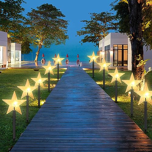 Jopassy 10 Stück LED Garten Leuchtstäbe Stern mit Batterie und Timer, IP65 Sterne Weihnachtsbeleuchtung, Weihnachtsbeleuchtung Gartenleuchte, für Deko Außen Gartenstecker Balkon Weihnachts Jopassy 10 Stück LED Garten Leuchtstäbe Stern mit Batterie und Timer, IP65 Sterne Weihnachtsbeleuchtung, Weihnachtsbeleuchtung Gartenleuchte, für Deko Außen Gartenstecker Balkon Weihnachts von Jopassy