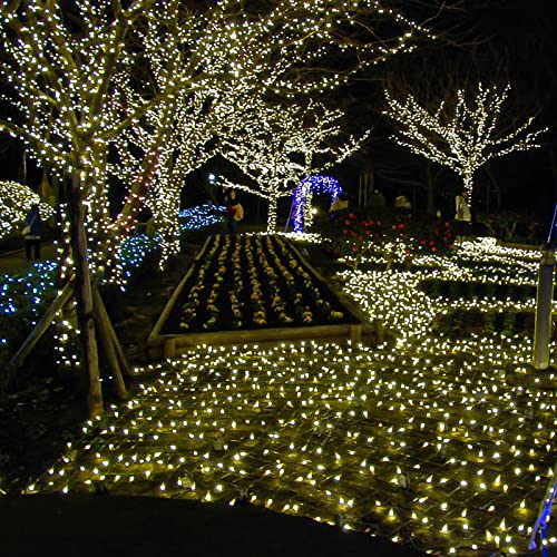 Jopassy LED Lichternetz 2x2m 204LEDs Lichterkette Lichterkettennetz 8Modi Lichtervorhang mit Stecker für Weihnachtsbeleuchtung Außen, Warmweiß Jopassy LED Lichternetz 2x2m 204LEDs Lichterkette Lichterkettennetz 8Modi Lichtervorhang mit Stecker für Weihnachtsbeleuchtung Außen, Warmweiß von Jopassy