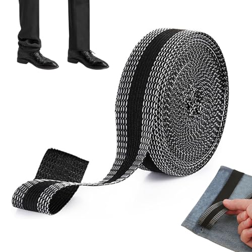 Jormftte 10 m Saumband zum Aufbügeln, 1 Stück Kleidung AufbüGeln Klebeband, Saumband Selbstklebend, Bügelband Gardinen, Aufbügeln Saumband Bügel Nähen für Hosen, Kleidung, Stoffe von Jormftte
