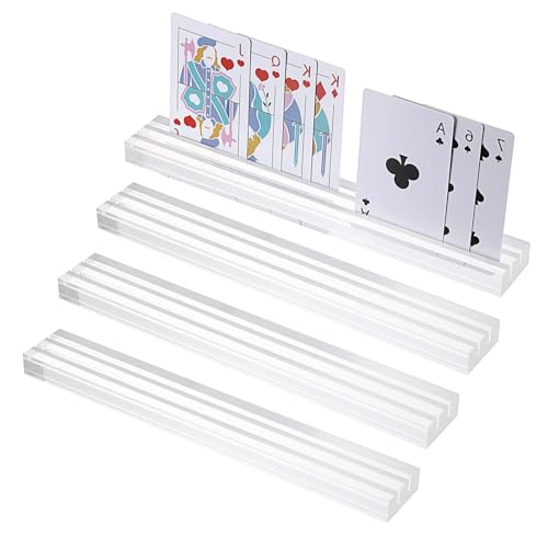 Jortmrd 2 Stück Kartenhalter Spielkarten 25cm Spielkartenhalter Kinder Acryl 2 Kartenschlitzen Freisprech Kartenständer für Senioren Erwachsene Kinder Jortmrd 2 Stück Kartenhalter Spielkarten 25cm Spielkartenhalter Kinder Acryl 2 Kartenschlitzen Freisprech Kartenständer für Senioren Erwachsene Kinder von Jortmrd
