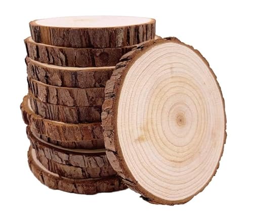 Jortmrd 30 Stück Holzscheiben, 7 – 8 cm Durchmesser, ohne Loch, für Dekoration, Weihnachten, Holz, Platzmarkierung, Hochzeit, Brandmalerei, Holz Jortmrd 30 Stück Holzscheiben, 7 – 8 cm Durchmesser, ohne Loch, für Dekoration, Weihnachten, Holz, Platzmarkierung, Hochzeit, Brandmalerei, Holz von Jortmrd