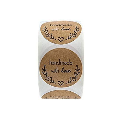 1 Rolle rundes Etikett Geschenkaufkleber selbstklebendes Papierdekor für selbstgemachte Geschenke Backdekoration Etikett handgefertigter Aufkleber 1 Rolle rundes Etikett Geschenkaufkleber selbstklebendes Papierdekor für selbstgemachte Geschenke Backdekoration Etikett handgefertigter Aufkleber von Jorzer