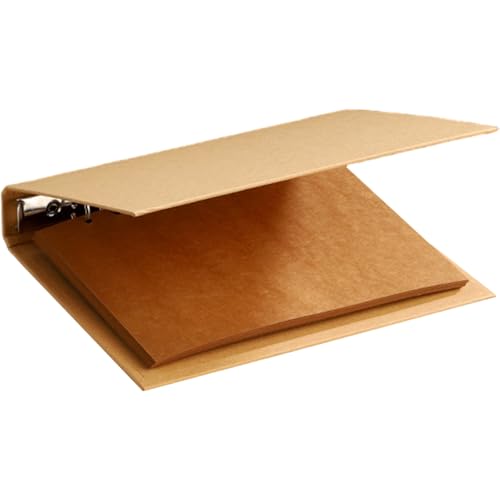 A5-Ordner mit 6 Ringen Kraftpapier-A5-Notizbucheinband Vintage-Planerordner für Schule Büro A5-Ordner mit 6 Ringen Kraftpapier-A5-Notizbucheinband Vintage-Planerordner für Schule Büro von Jorzer
