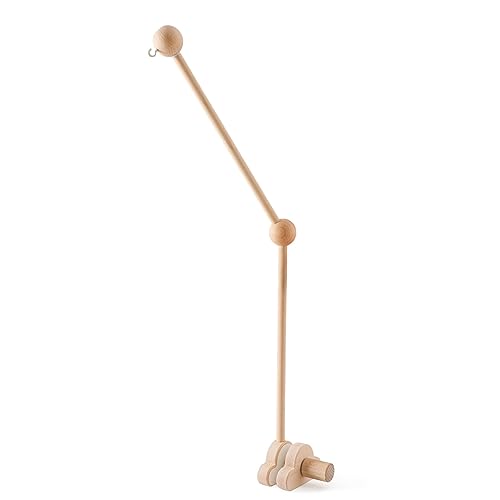 Jorzer Baby-Mobile-Aufhänger Mobile-Arm für Kinderbett 27,17 Zoll Holz-Wolken-Design Abnehmbarer Baby-Mobile-Aufhänger höhenverstellbar süßer Mobile-Arm für Kinderbett für Bettglocken Windspiele Jorzer Baby-Mobile-Aufhänger Mobile-Arm für Kinderbett 27,17 Zoll Holz-Wolken-Design Abnehmbarer Baby-Mobile-Aufhänger höhenverstellbar süßer Mobile-Arm für Kinderbett für Bettglocken Windspiele von Jorzer