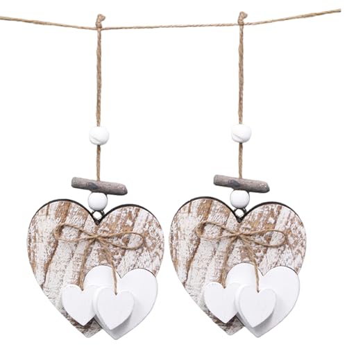 Stück Holzherzen zum Basteln Herz-Wanddekoration dekorative Hängeornamente für Hochzeit Party Valentinstag Weihnachten Zuhause Auto Stück Holzherzen zum Basteln Herz-Wanddekoration dekorative Hängeornamente für Hochzeit Party Valentinstag Weihnachten Zuhause Auto von Jorzer