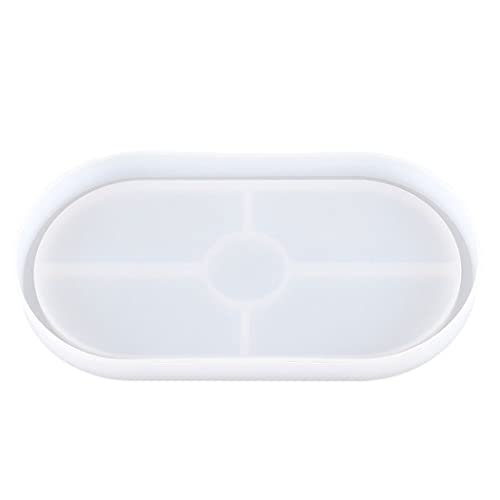 Tablett Silikonform Oval Tassen Untertierform Schale Schale Aschenbecherform DIY Harzgussform für Wohnkultur von Jorzer