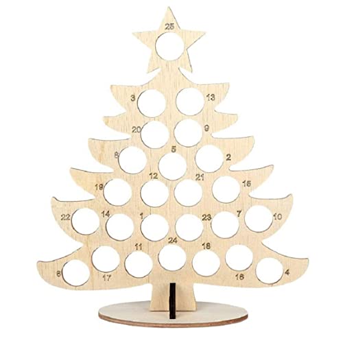 Weihnachts-Countdown-Kalender Holz-Schokoladenrahmen Adventskalender Weihnachtsdekoration Style2 Holz-Adventskalender Weihnachts-Countdown-Kalender Holz-Schokoladenrahmen Adventskalender Weihnachtsdekoration Style2 Holz-Adventskalender von Jorzer