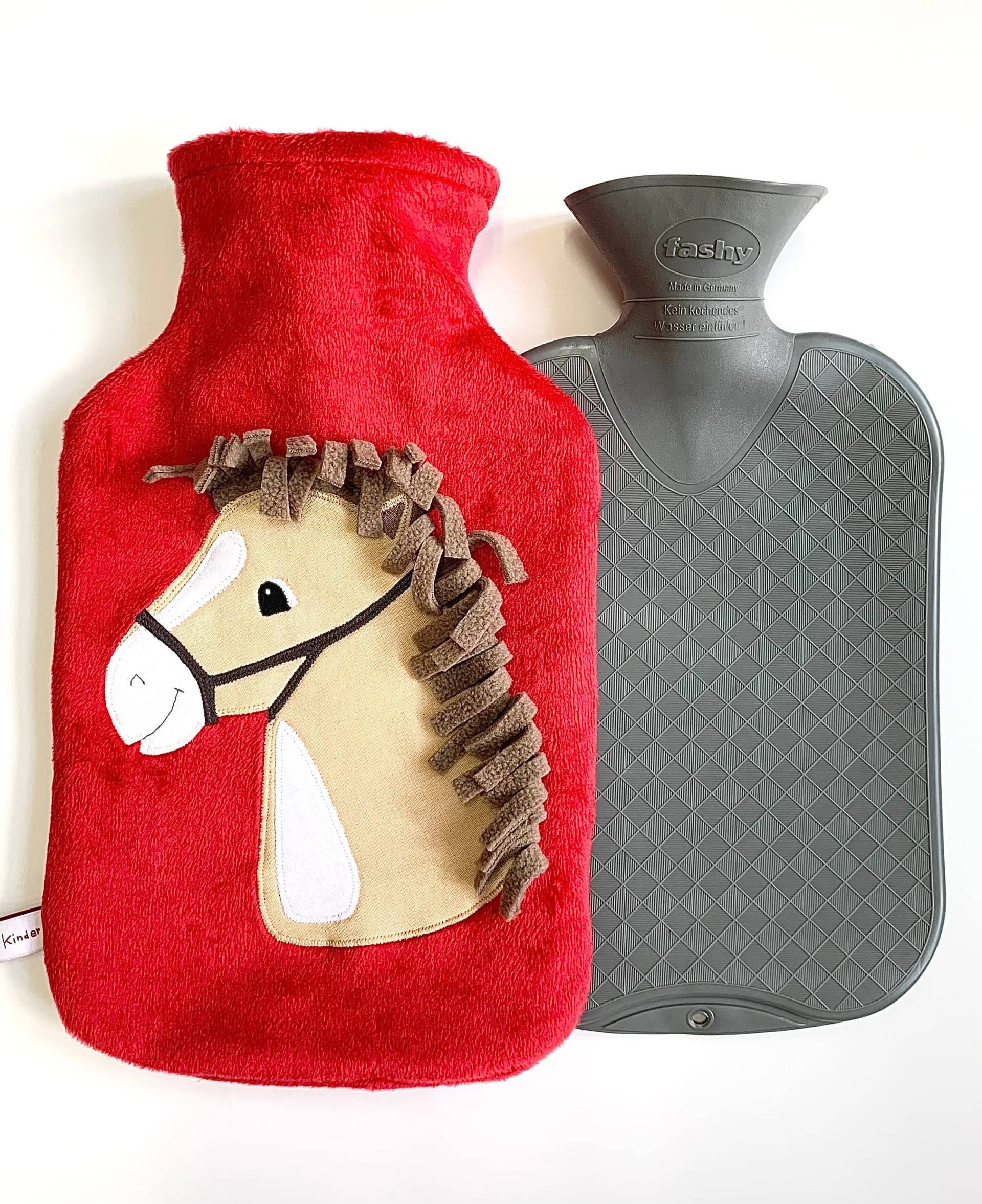 Wärmflasche Mit Bezug Pony, Pferd Wärmflasche Mit Bezug Pony, Pferd von JosefinesKinder