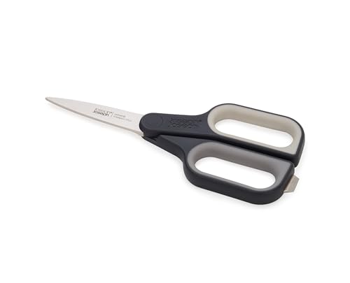Joseph Joseph PlusCut Schere mit integriertem Kartonschneider, Japanische Edelstahlklingen, Weiche Griffe, Multifunktionale Schere Joseph Joseph PlusCut Schere mit integriertem Kartonschneider, Japanische Edelstahlklingen, Weiche Griffe, Multifunktionale Schere von Joseph Joseph