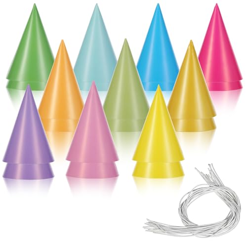 20 Stk Bunt Partyhüte Kindergeburtstag Mini Party Hut Geburtstagshut Set Partyhütchen Papier Geburtstags Hüte Zum Erwachsene Jungen Gilrs Für Happy Birthday Party Haustiere Kuscheltiere Festival von Josojoou