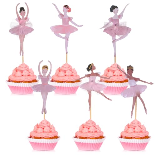 36 Stück Ballerina Cupcake Topper Rosa Muffin Deko Für Mädchen Ballett Tutu Tänzerin Cupcake Deko Kuchen Dekoration Für Hochzeit Babyparty Geburtstag Party Kuchen Dekoration Zubehör 36 Stück Ballerina Cupcake Topper Rosa Muffin Deko Für Mädchen Ballett Tutu Tänzerin Cupcake Deko Kuchen Dekoration Für Hochzeit Babyparty Geburtstag Party Kuchen Dekoration Zubehör von Josojoou