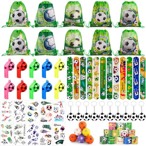 Jostift 62 Stück Fußball Mitgebsel Kindergeburtstag Set Fußball Geschenke für jungen - Fußball Party Fußball Deko Mini Fussball, Kordelzug Taschen, Schnapparmband, Schlüsselanhänger Jostift 62 Stück Fußball Mitgebsel Kindergeburtstag Set Fußball Geschenke für jungen - Fußball Party Fußball Deko Mini Fussball, Kordelzug Taschen, Schnapparmband, Schlüsselanhänger von Jostift