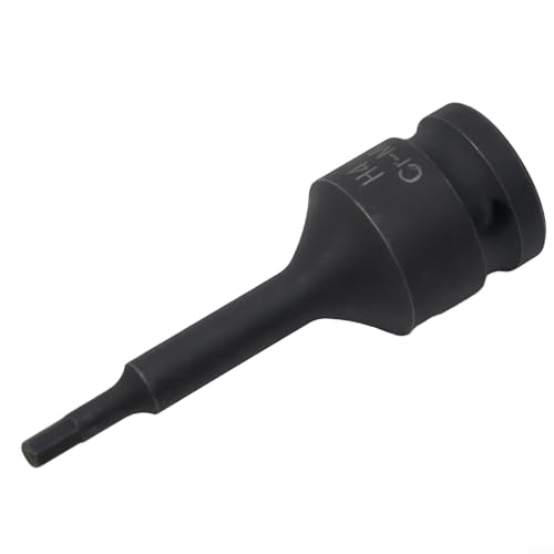 Elektrobohrer-Steckschlüssel-Wartung, 1,27 cm Vierkantantrieb, 125 mm, Werkzeuge (H4), Sechskantkopf für Schraubenschlüssel, Stahl, für Fabrikreparatur, Werkstatt und Heimtextilien, Adapter, Legierung von Jotekonoby
