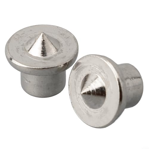 Jotekonoby Dübel-Zentrierspitzen-Set, 4 Stück, Stahl, Holz, Holzmarkierstifte, 6 mm, 8 mm, 10 mm, 12 mm, Holzbearbeitungsloch-Positionierungswerkzeug für präzise Gelenkausrichtung (massiv 8 mm) von Jotekonoby