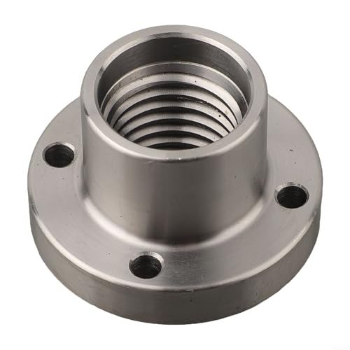 Jotekonoby Frontplatte für Holzdrehmaschine, 1–8 TPI Gewinde, Holzdrehfutterflansch, Gewindedrehmaschinen-Bohrfutter-Flansch-Frontplatte (5,1 cm) von Jotekonoby