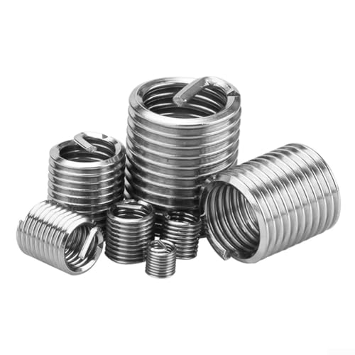 Jotekonoby Gewindereparatursatz M12 304 Edelstahl Draht Gewindeeinsatz Set Spiralspuleneinsätze für Gewindeloch Reparaturwerkzeug Werkstattausrüstung 60 Stück Jotekonoby Gewindereparatursatz M12 304 Edelstahl Draht Gewindeeinsatz Set Spiralspuleneinsätze für Gewindeloch Reparaturwerkzeug Werkstattausrüstung 60 Stück von Jotekonoby