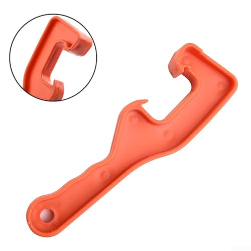 Jotekonoby Kunststoff-Eimer-Deckelöffner mit ergonomischem Griff für Farbdosen, Bierfässer, Behälter, Werkstatt, Garage, Zuhause, Rot, 203 mm Länge von Jotekonoby