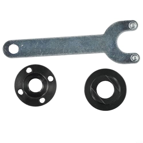 Jotekonoby M14 Gewinde-Winkelschleifer-Flanschmutter-Set mit Schraubenschlüssel – Innen- und Außen-Kontermutter Ersatzwerkzeug für 10,2 cm Schleifmaschinen, Stiftantrieb, 30 mm Abstand, 40 mm Jotekonoby M14 Gewinde-Winkelschleifer-Flanschmutter-Set mit Schraubenschlüssel – Innen- und Außen-Kontermutter Ersatzwerkzeug für 10,2 cm Schleifmaschinen, Stiftantrieb, 30 mm Abstand, 40 mm von Jotekonoby