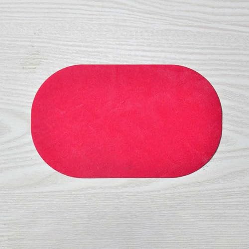 Wildleder-Flicken zum Aufbügeln für schnelle Reparaturen von Kleidung, ideal für Ellbogen- und Kniebereiche (Dunkelrosa) von Jotekonoby