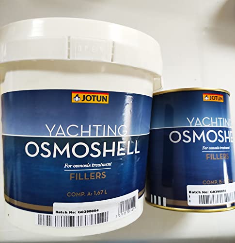 JOTUN OSMOSHELL, 2-komponentiger, lösemittelarmer Epoxy-Glasfaserspachtel, 2,5 L JOTUN OSMOSHELL, 2-komponentiger, lösemittelarmer Epoxy-Glasfaserspachtel, 2,5 L von Jotun