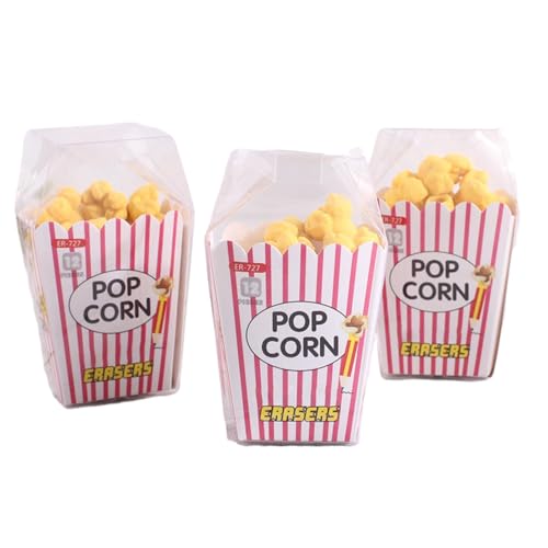2 x niedliche Cartoon-Popcorn-Radiergummi-Box, kreatives Radiergummi-Set 2 x niedliche Cartoon-Popcorn-Radiergummi-Box, kreatives Radiergummi-Set von Joucien