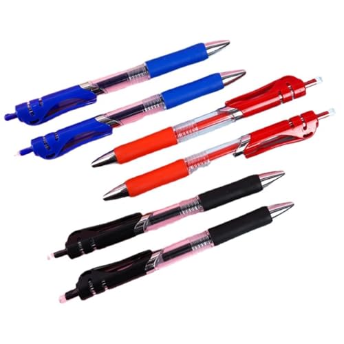 Joucien Druckkugelschreiber, 0,5 mm, schwarz, neutraler Kugelschreiber, Kunststoff, Blau, 5 Stück Joucien Druckkugelschreiber, 0,5 mm, schwarz, neutraler Kugelschreiber, Kunststoff, Blau, 5 Stück von Joucien