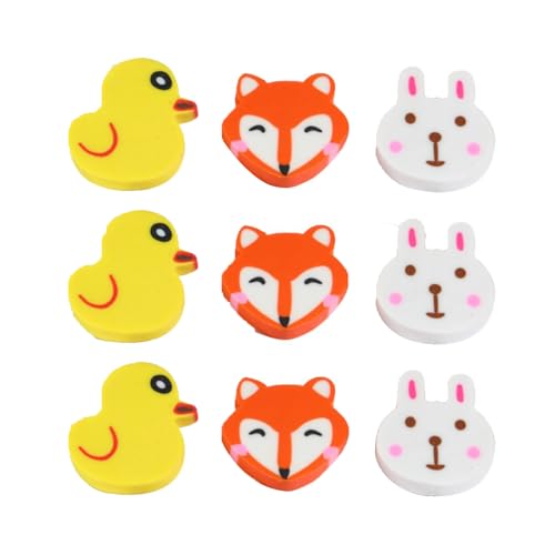 Kreativer mehrfarbiger Radiergummi in Tierform, niedlicher Cartoon, TPR-Radiergummi, kleiner Fuchs, 10 Stück Kreativer mehrfarbiger Radiergummi in Tierform, niedlicher Cartoon, TPR-Radiergummi, kleiner Fuchs, 10 Stück von Joucien