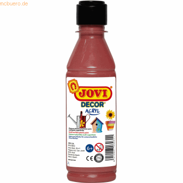 Jovi Acrylfarbe Jovidecor braun 250ml Flasche von Jovi