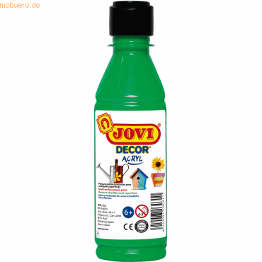 Jovi Acrylfarbe Jovidecor mittelgrün 250ml Flasche von Jovi