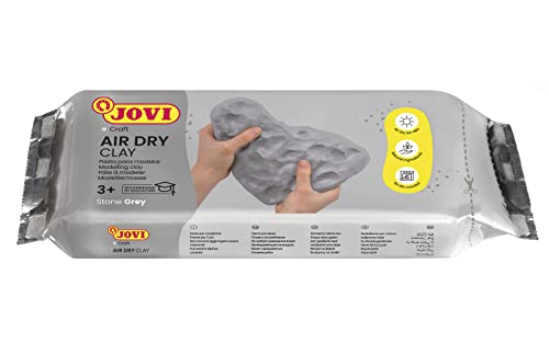 Jovi Air Dry Modelliermasse, gebrauchsfertig, lufttrocknend, auf Basis von Feuchtton, 1 kg in grau Jovi Air Dry Modelliermasse, gebrauchsfertig, lufttrocknend, auf Basis von Feuchtton, 1 kg in grau von Jovi
