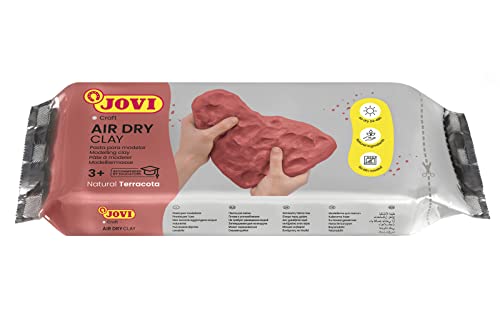 Jovi Air Dry Modelliermasse, gebrauchsfertig, lufttrocknend, auf Basis von Feuchtton, 1 kg in terracotta Jovi Air Dry Modelliermasse, gebrauchsfertig, lufttrocknend, auf Basis von Feuchtton, 1 kg in terracotta von Jovi