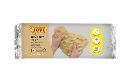 Jovi Air Dry Modelliermasse, luftgetrocknet, ohne Ocker, leicht zu reinigen, 500 g (85O) von Jovi