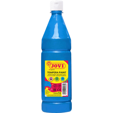 Jovi Flüssige Plakatfarbe 1000ml Flasche, cyanblau Jovi Flüssige Plakatfarbe 1000ml Flasche, cyanblau von Jovi