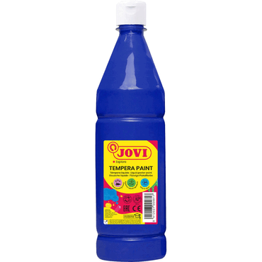 Jovi Flüssige Plakatfarbe 1000ml Flasche, dunkelblau Jovi Flüssige Plakatfarbe 1000ml Flasche, dunkelblau von Jovi