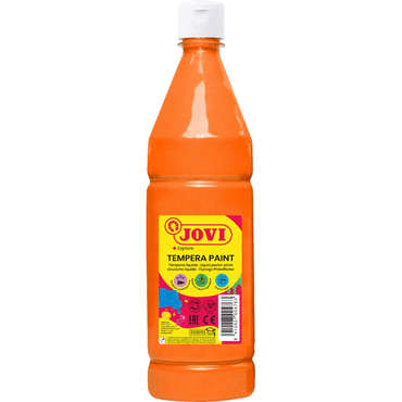 Jovi Flüssige Plakatfarbe 1000ml Flasche, orange Jovi Flüssige Plakatfarbe 1000ml Flasche, orange von Jovi