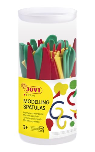 Jovi Modellierwerkzeuge zum Bearbeiten von Knete, Plastilin u.a., 3 Modelle zu je 16 Stück, insgesamt 48 Stück Jovi Modellierwerkzeuge zum Bearbeiten von Knete, Plastilin u.a., 3 Modelle zu je 16 Stück, insgesamt 48 Stück von Jovi