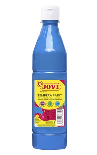Jovi Plakatfarbe, malfertige Tempera auf Wasserbasis, 500 ml Flasche cyanblau Jovi Plakatfarbe, malfertige Tempera auf Wasserbasis, 500 ml Flasche cyanblau von Jovi