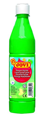 Jovi Plakatfarbe, malfertige Tempera auf Wasserbasis, 500 ml Flasche mittelgrün von Jovi