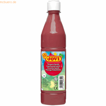 Jovi Plakatfarbe / Temperafarbe 500ml Flasche braun von Jovi