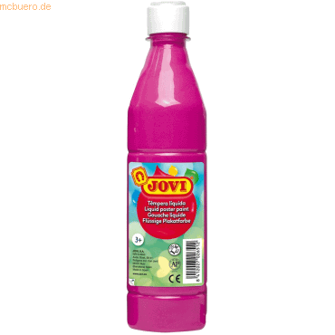 Jovi Plakatfarbe / Temperafarbe 500ml Flasche magenta von Jovi