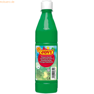 Jovi Plakatfarbe / Temperafarbe 500ml Flasche mittelgrün in Jovi Plakatfarbe / Temperafarbe 500ml Flasche mittelgrün in von Jovi