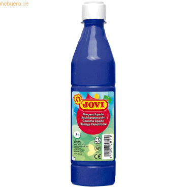 Jovi Plakatfarbe / Temperafarbe 500ml Flasche ultrablau in Jovi Plakatfarbe / Temperafarbe 500ml Flasche ultrablau in von Jovi