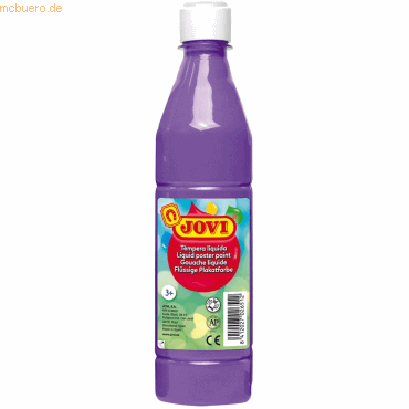 Jovi Plakatfarbe / Temperafarbe 500ml Flasche violett in von Jovi